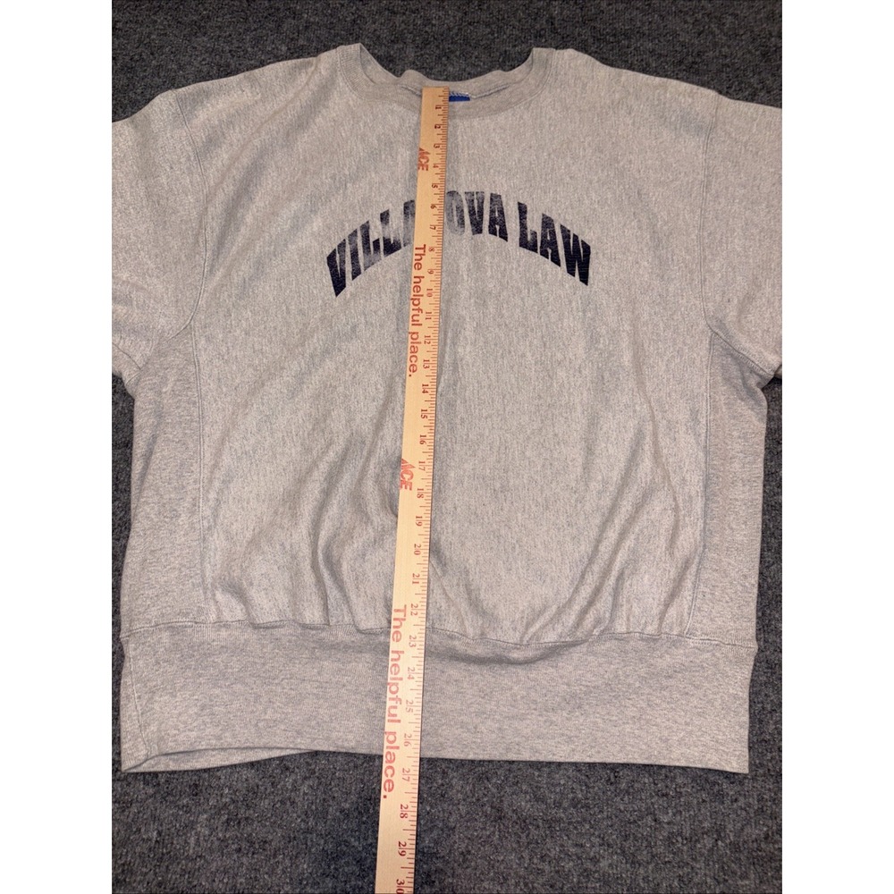 VTG Champion Reverse Weave Villanova Law 90s Sweatshirt XL Philadelphia College - Picture 8 of 10